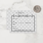 Carte De Correspondance Certificat d'authenticité de certificat d'authenti (Devant/Arrière en situation)