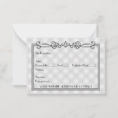 Carte De Correspondance Certificat d'authenticité de certificat d'authenti (Devant)