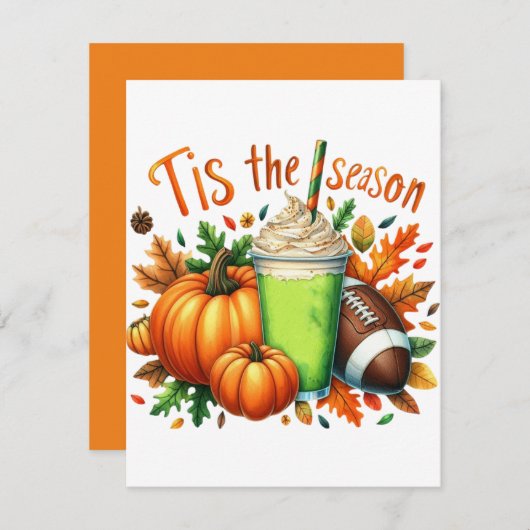 Carte De Correspondance C'est la saison (Devant / Derrière)