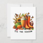 Carte De Correspondance C'est la saison (Devant)