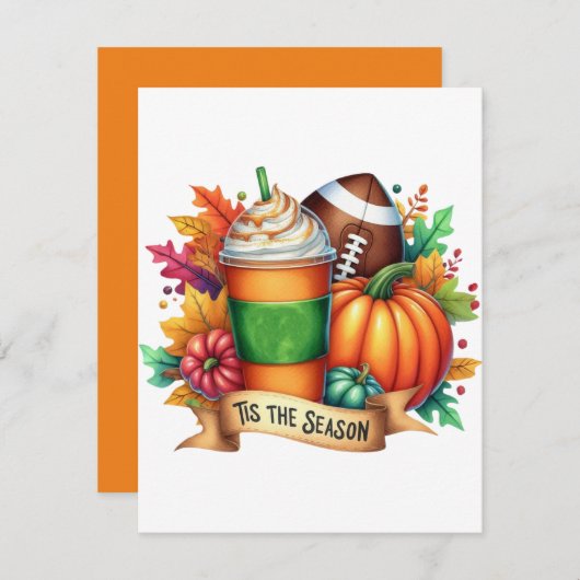 Carte De Correspondance C'est la saison (Devant / Derrière)