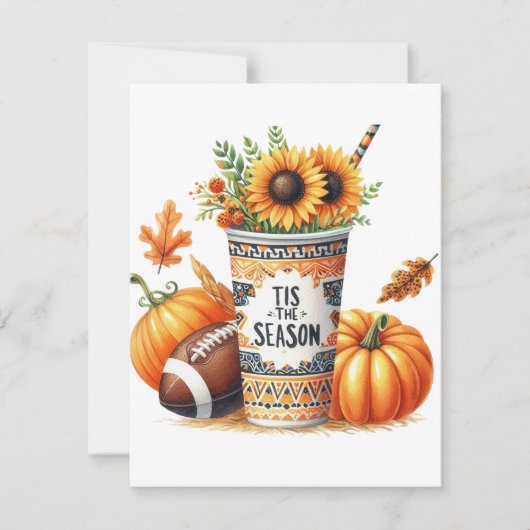 Carte De Correspondance C'est la saison (Devant)