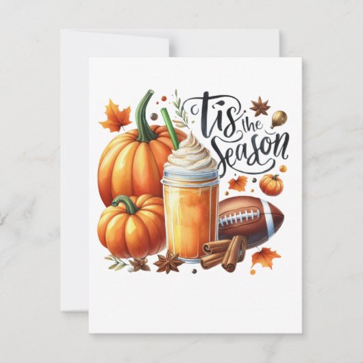 Carte De Correspondance C'est la saison (Devant)