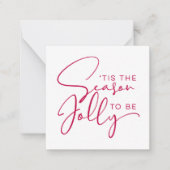 Carte De Correspondance C'est la saison des fêtes joyeuses (Devant)