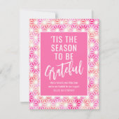 Carte De Correspondance 'C'Est La Saison D'Être Gratuit Noël D'Entreprise (Devant)