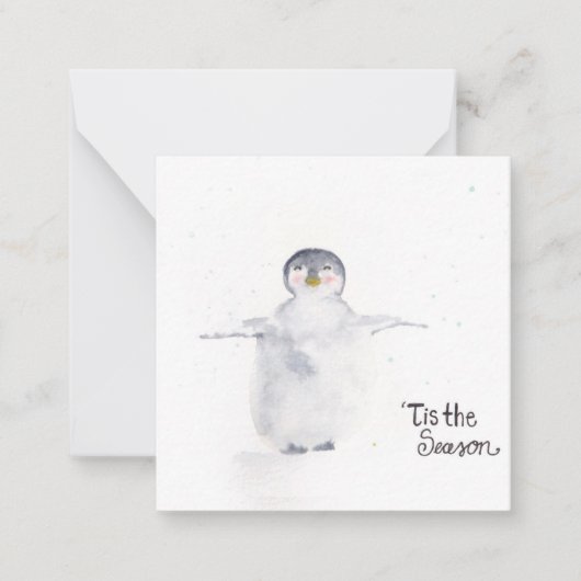 Carte De Correspondance C'est le pingouin de saison (Devant)
