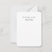 Carte De Correspondance C'est un anniversaire à Troll ! (Dos)