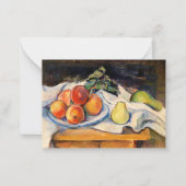 Carte De Correspondance Cezanne - Fruits sur table (Devant)