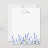 Carte De Correspondance Champ de Lavande 2 (Devant)