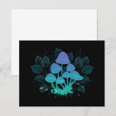 Carte De Correspondance Champignons dans les buissons (Devant / Derrière)