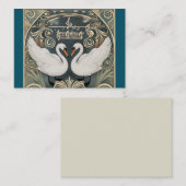 Carte De Correspondance Chanson de cygne (Devant / Derrière)