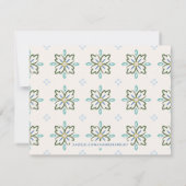 Carte De Correspondance Chantilly Boho Mandala Papeterie - Azure (Dos)
