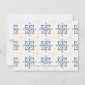 Carte De Correspondance Chantilly Boho Mandala Papeterie - Cobalt (Dos)