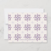 Carte De Correspondance Chantilly Boho Mandala Papeterie - Raisin (Dos)