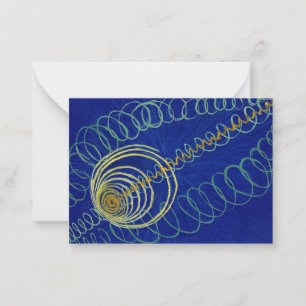 Carte De Correspondance Chaos Primordial par Hilma af Klint