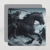 Carte De Correspondance Charging Death (Devant / Derrière)