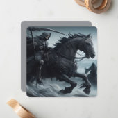 Carte De Correspondance Charging Death (Devant/Arrière en situation)