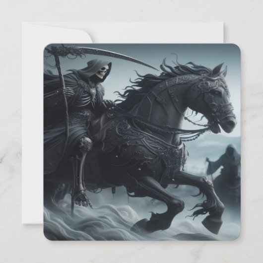 Carte De Correspondance Charging Death (Devant)