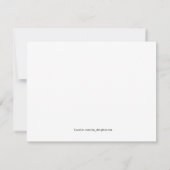 Carte De Correspondance Chat (Dos)