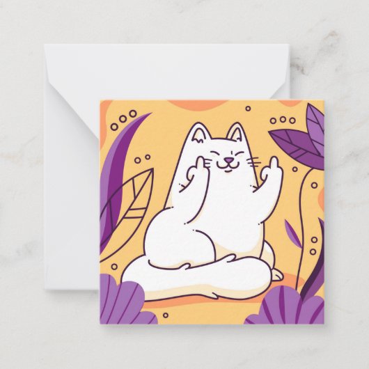 Carte De Correspondance Chat (Devant)