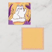 Carte De Correspondance Chat (Devant / Derrière)