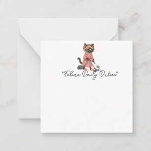 Carte De Correspondance Chat est la maison de nettoyage