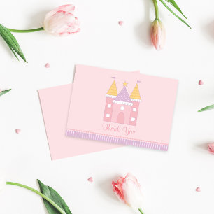 Carte De Correspondance Château de la Princesse Rose Fête d'anniversaire d
