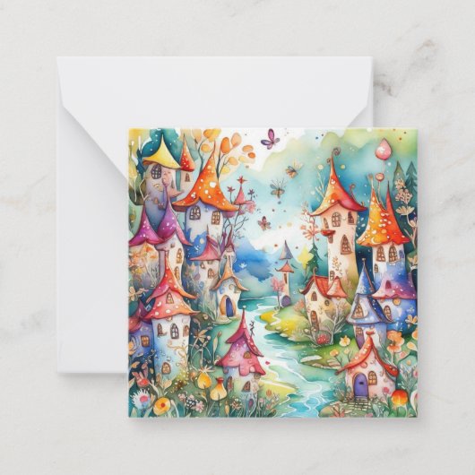 Carte De Correspondance Château magique Fairyland (Devant)