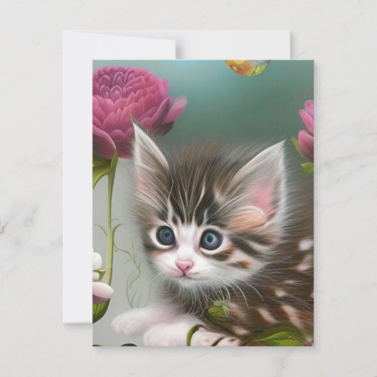Carte De Correspondance Chatons adorables 4 (Devant)