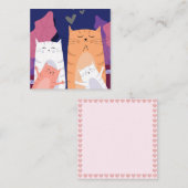 Carte De Correspondance Chats (Devant / Derrière)