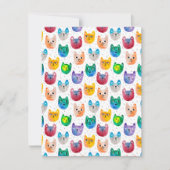 Carte De Correspondance Chats aquarelles et amis (Devant)