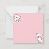 Carte De Correspondance Chats Joyeux anniversaire (Dos)