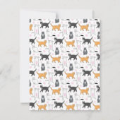 Carte De Correspondance Chats mignons (Dos)