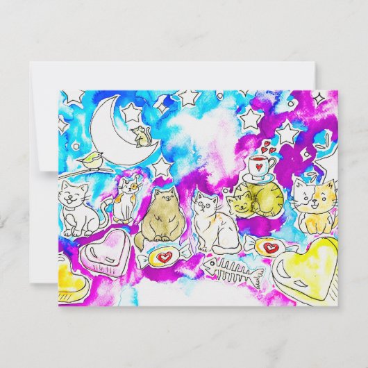 Carte De Correspondance Chatte Valentine (Devant)