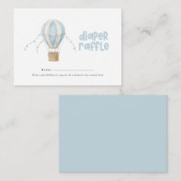 Chaud ballon bleu baby shower tombole