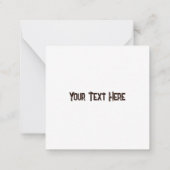 Carte De Correspondance Chef amérindien sur paysage sauvage coucher de sol (Dos)