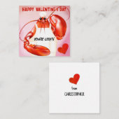 Carte De Correspondance Chef homard Cook'n Valentine (Devant / Derrière)