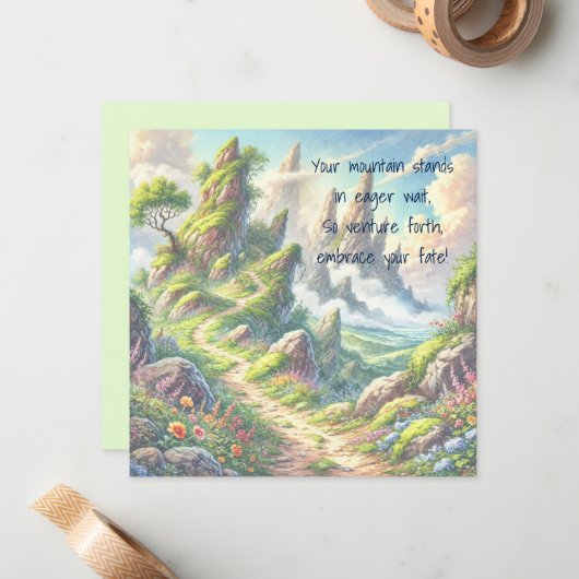 Carte De Correspondance Chemin d'accès et devis (Devant/Arrière en situation)