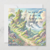 Carte De Correspondance Chemin d'accès et devis (Devant)