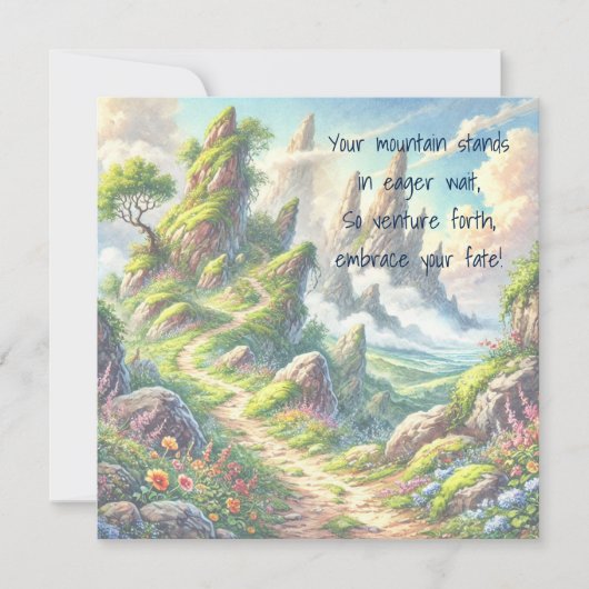 Carte De Correspondance Chemin d'accès et devis (Devant)