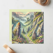 Carte De Correspondance Chemin et devis mystiques (Devant/Arrière en situation)
