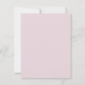 Carte De Correspondance Chic Élégant Lavande Pale Violet Blanc Monogramme (Dos)