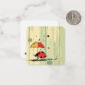 Carte De Correspondance Chic Ladybug Grace (Devant/Arrière en situation)