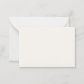 Carte De Correspondance Chic Signature Script Monogram Cream (Dos)