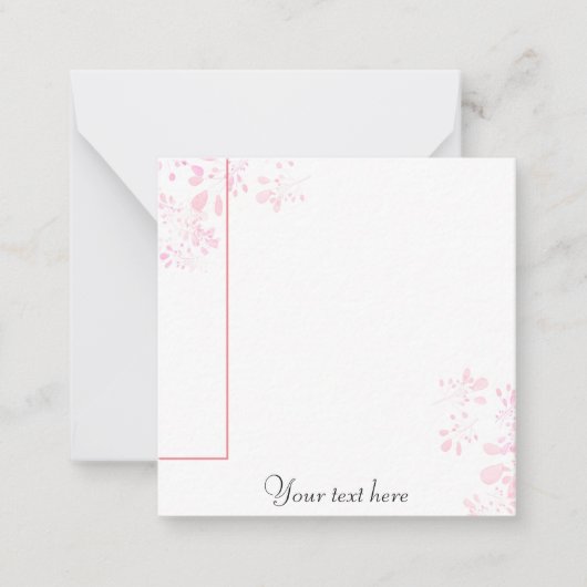 Carte De Correspondance Chic simple (Devant)