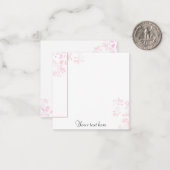 Carte De Correspondance Chic simple (Devant/Arrière en situation)