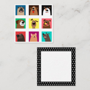 Carte De Correspondance Chiens de dessin amusants