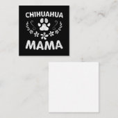 Carte De Correspondance Chihuahua Mama (Devant / Derrière)