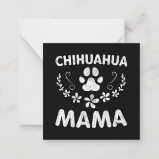 Carte De Correspondance Chihuahua Mama