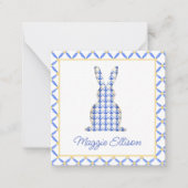 Carte De Correspondance Chinoiserie Aquarelle Chic Bunny Enceinte Cadeau (Devant)